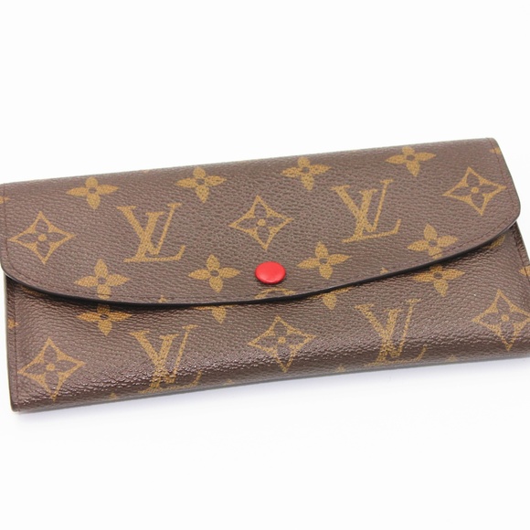 Monogram Emilie Wallet Fuchsia - Picture 1 of 8
